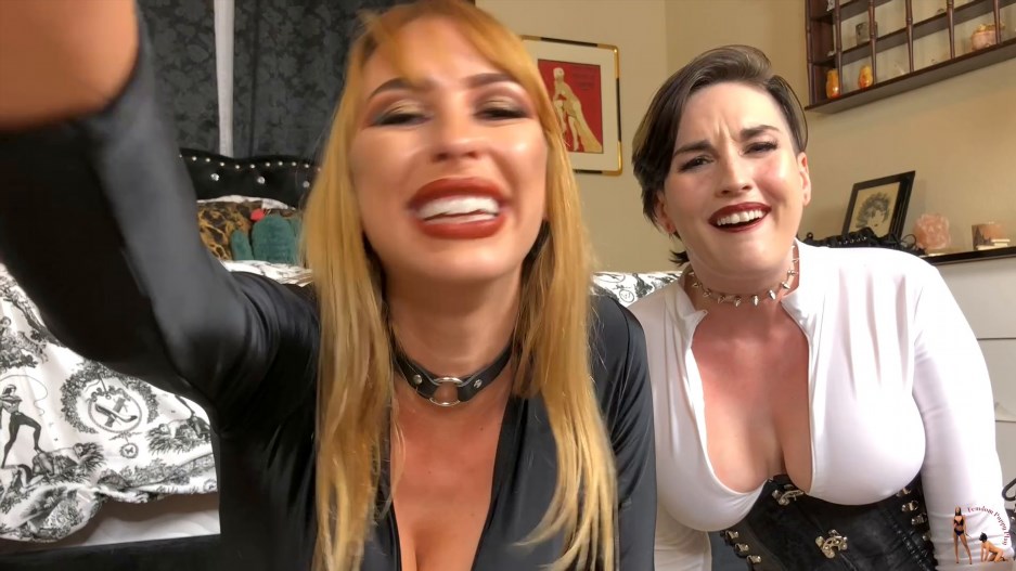 Femdom Puppy Play - Domme Irene Silver and Summer Marshall Train the Slave